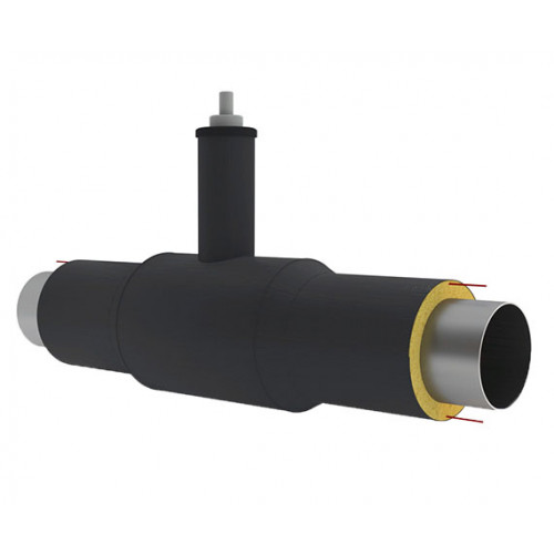 Кран шаровой ППУ ОЦ тип 2 Ст3сп BROEN Ballomax 25х3,2х1900 мм ГОСТ 3262-75