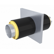 Опора неподвижная вариант А ППУ ПЭ с МЗИ тип 1 Ст20 133х4х340х16х2500 мм ГОСТ 10705-80