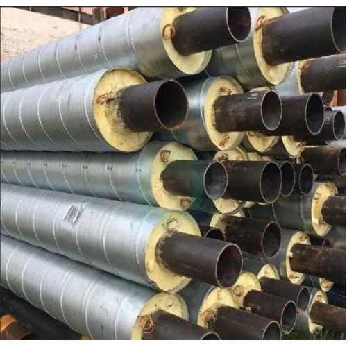 Труба в ППУ изоляции стальная в полиэтиленовой оболочке тип 1 Ст10 Ду57 57х3х125х2,5х31,5 мм ГОСТ 10705-80